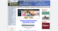 Desktop Screenshot of blackstonepubliclibrary.org