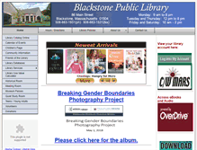 Tablet Screenshot of blackstonepubliclibrary.org